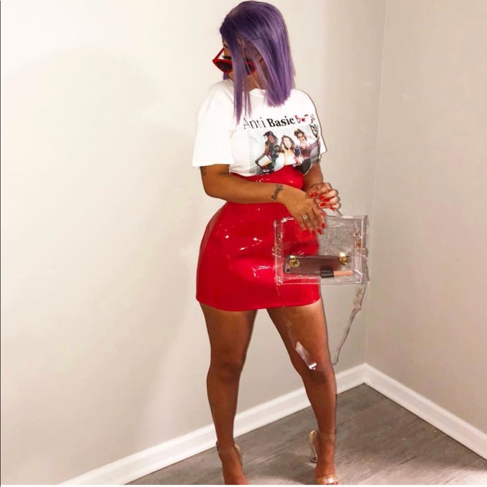 Red Underbust Corset Skirt😬❤️